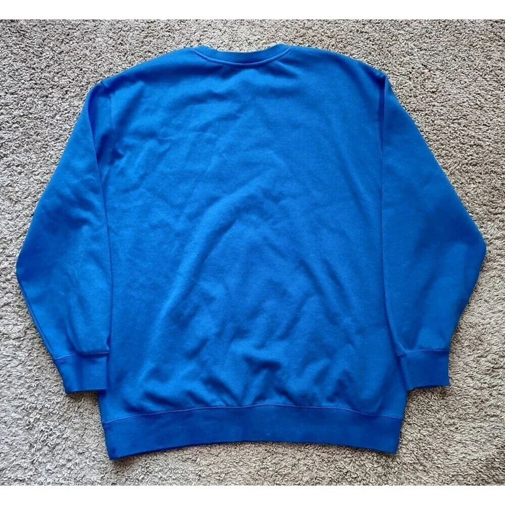 Yellow Jackets Blue Sweatshirt Women's XXL Embroidered Blue Short Sleeve